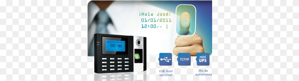 Reloj Control Biomtrico Dual Fingerprint, Electronics, Phone, Mobile Phone, Text Free Png Download