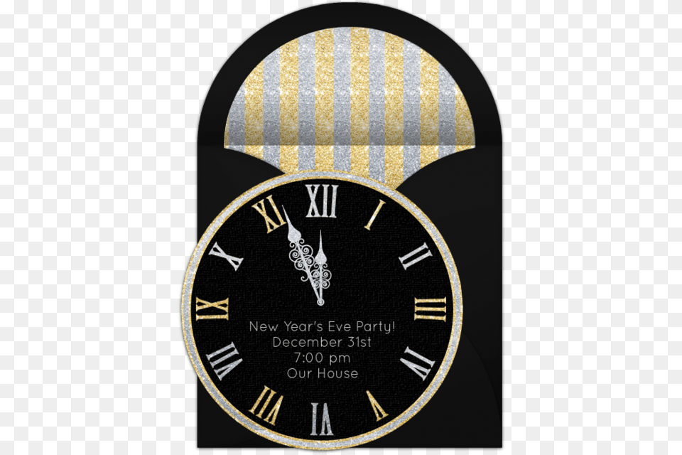 Reloj Numeros Romanos Fondo Negro, Analog Clock, Clock Free Png