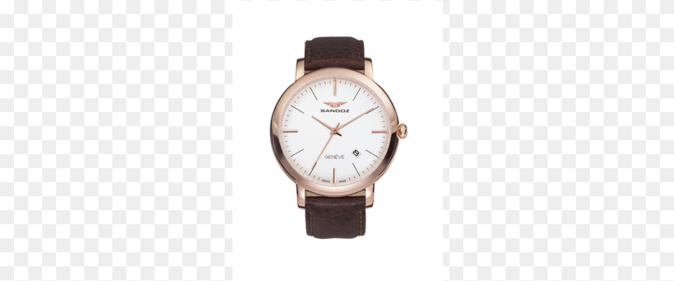 Reloj Sandoz 87 Hombre Piel Marrn Sandoz Reloj De Hombre Antique De Acero Con Correa, Arm, Body Part, Person, Wristwatch Png