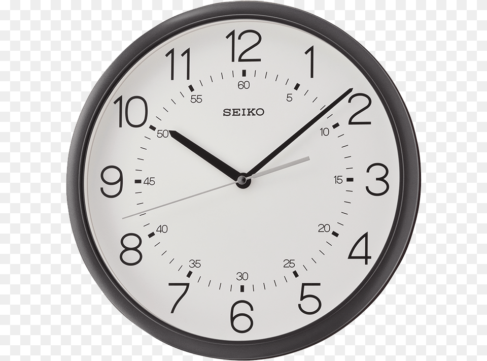 Reloj Seiko Pared Qxa705k Gris Seiko, Clock, Analog Clock, Wall Clock Free Png Download