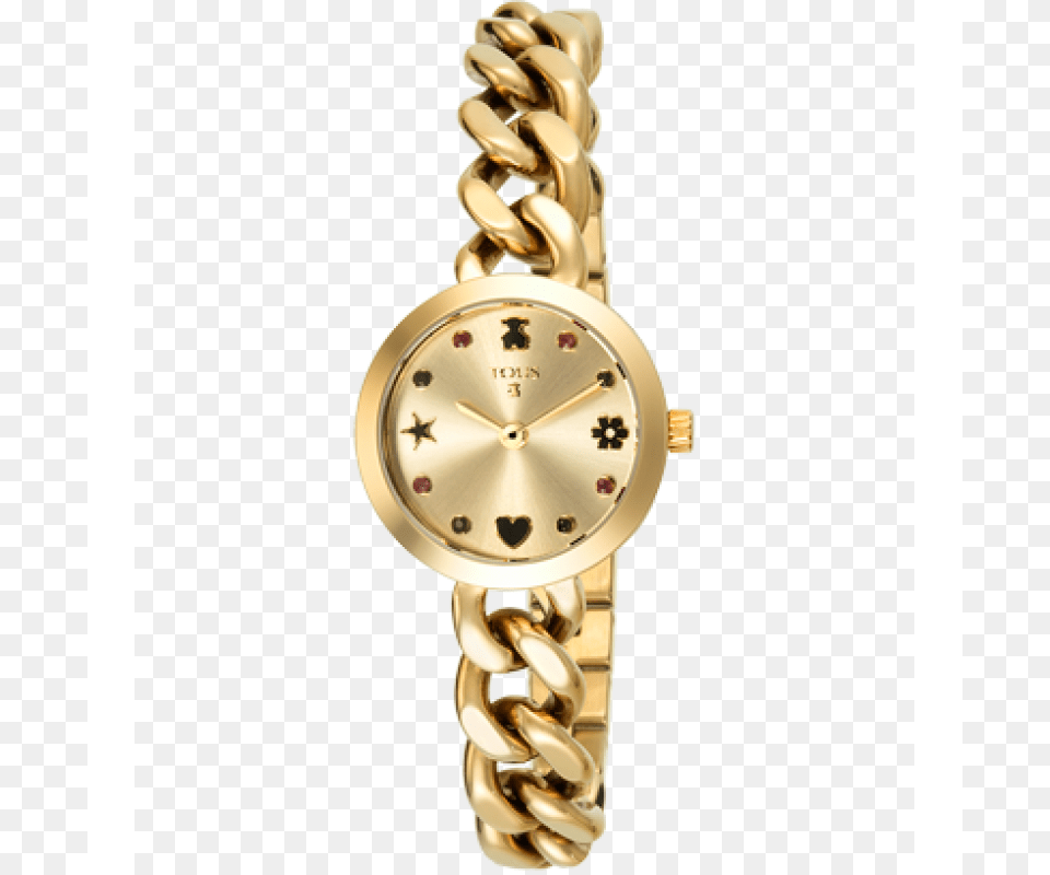 Reloj Tous Mini Motif Mujer Reloj Dorado Mujer Tous, Arm, Body Part, Person, Wristwatch Png