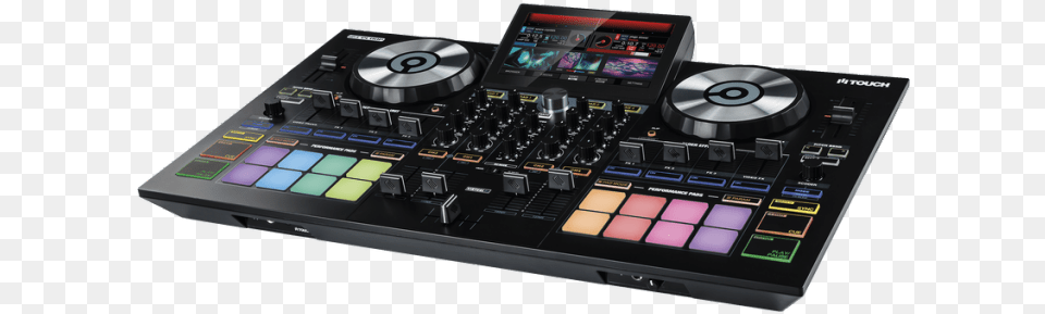Reloop Touch Dj Controller, Cd Player, Electronics, Disk, Indoors Free Png