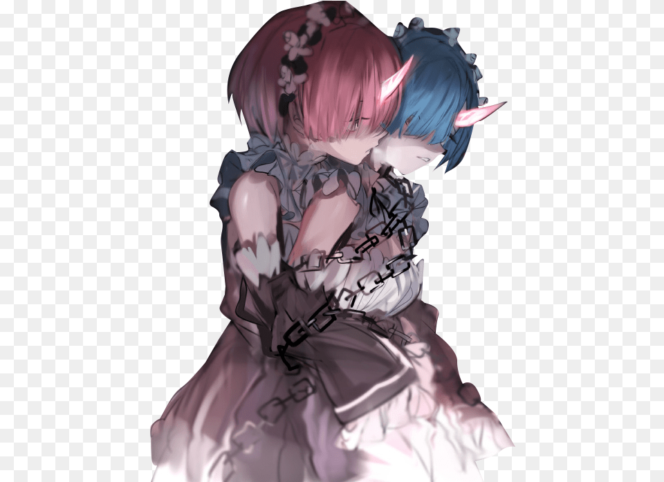 Rem And Ram Art, Book, Comics, Publication, Adult Png Image