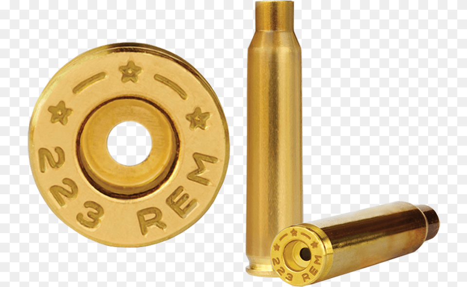 Rem Brass Cases Primer Cartridge 223 Remington, Ammunition, Weapon, Bullet, Machine Png