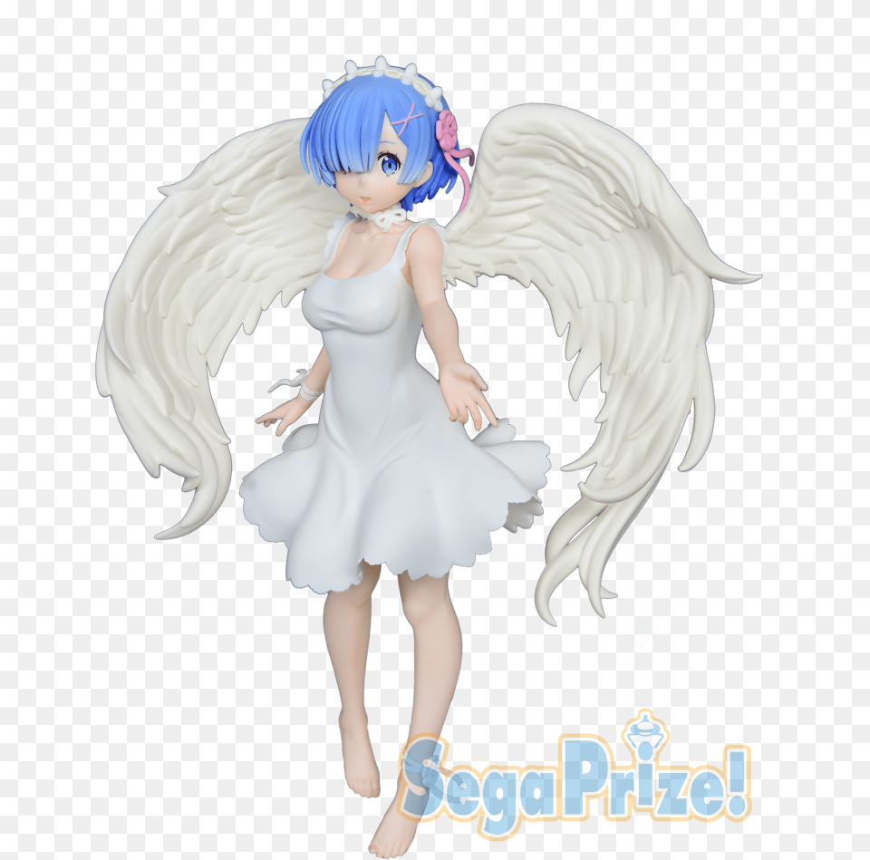 Rem Oni Tenshi Figure, Person, Doll, Toy, Angel Png Image