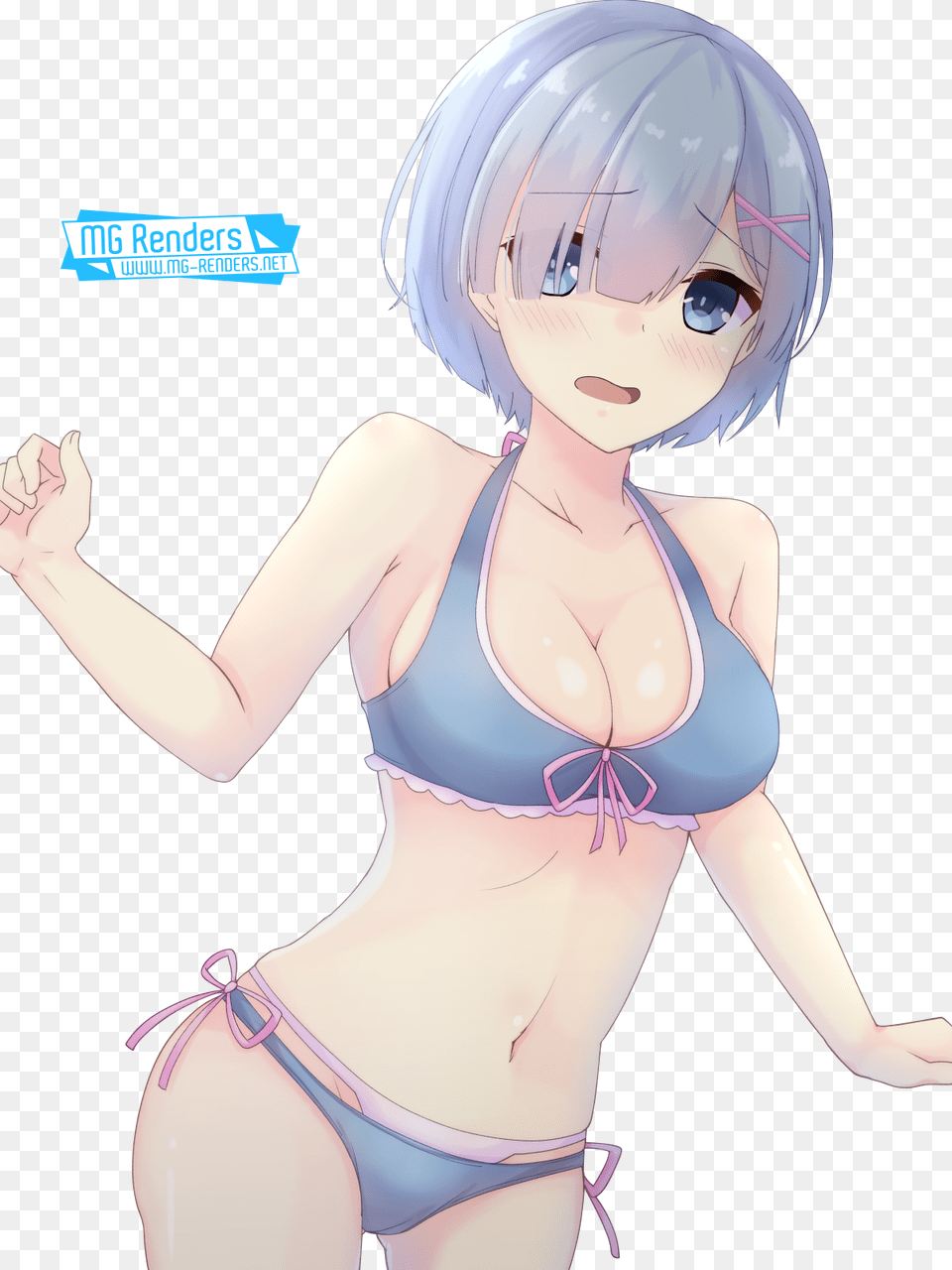 Rem Re Zero Bikini, Swimwear, Book, Clothing, Comics Free Transparent Png