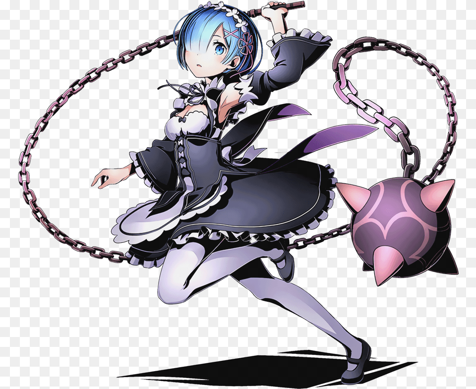 Rem Re Zero Weapon, Book, Comics, Publication, Adult Png