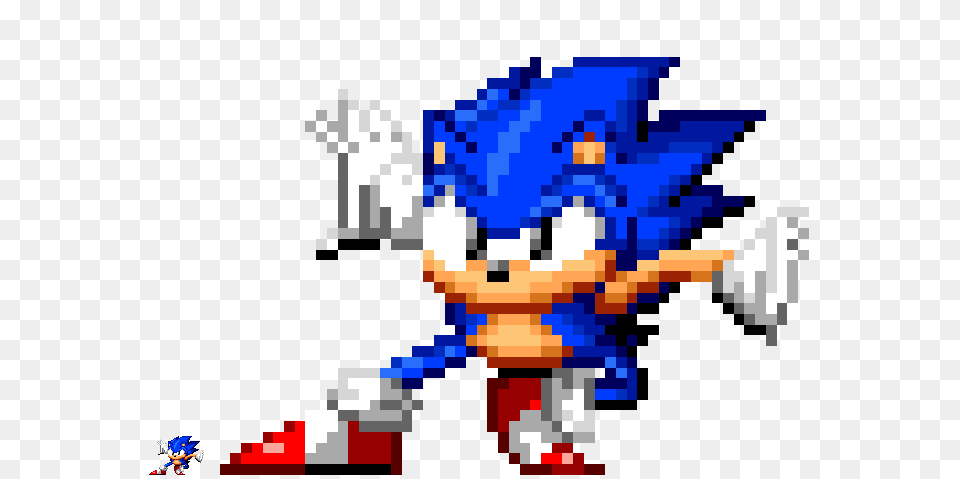 Remaking An Old Friend Classic Sonic Sprite Free Png Download