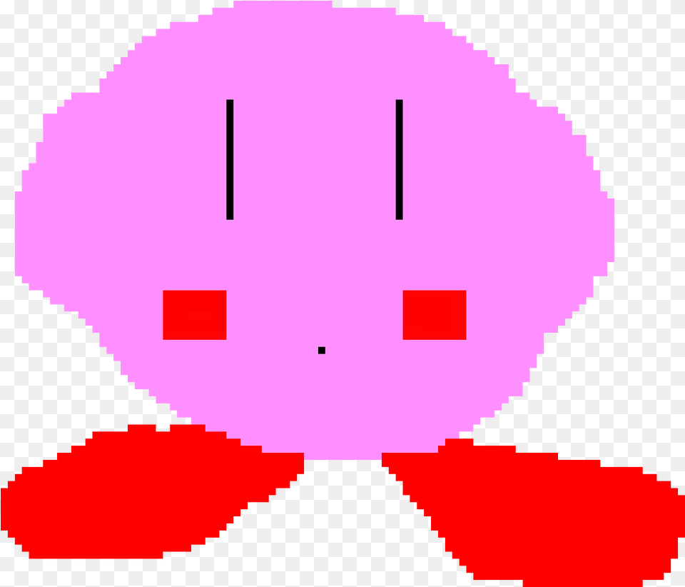 Remastered Kirby Sprite Circle, Plush, Toy Free Png