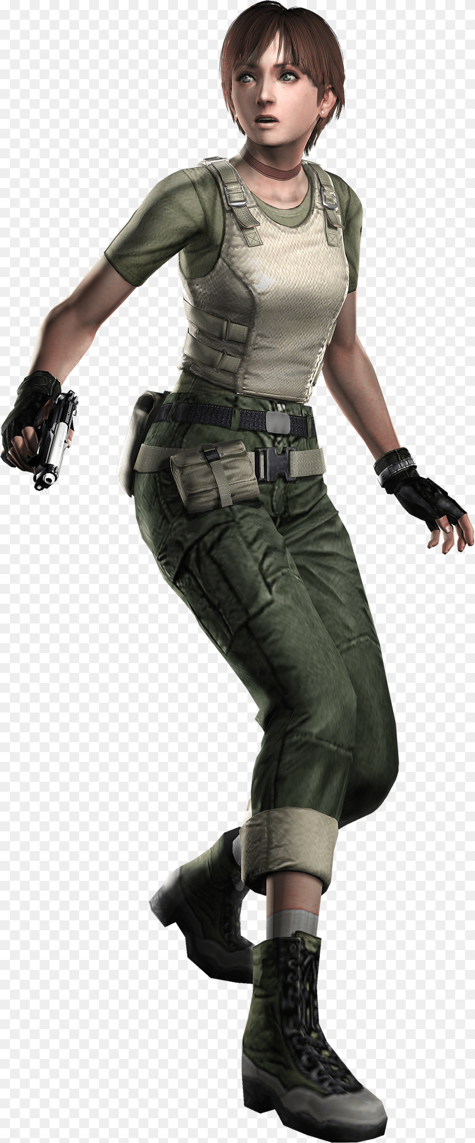 Remastered Resident Evil 2 Characters, Shoe, Clothing, Footwear, Pants Free Png Download