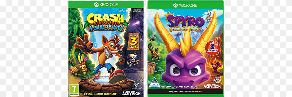 Remastered Trilogy Bundle Xbox One Image Spyro Reignited Trilogy Xbox One, Book, Comics, Publication Free Png