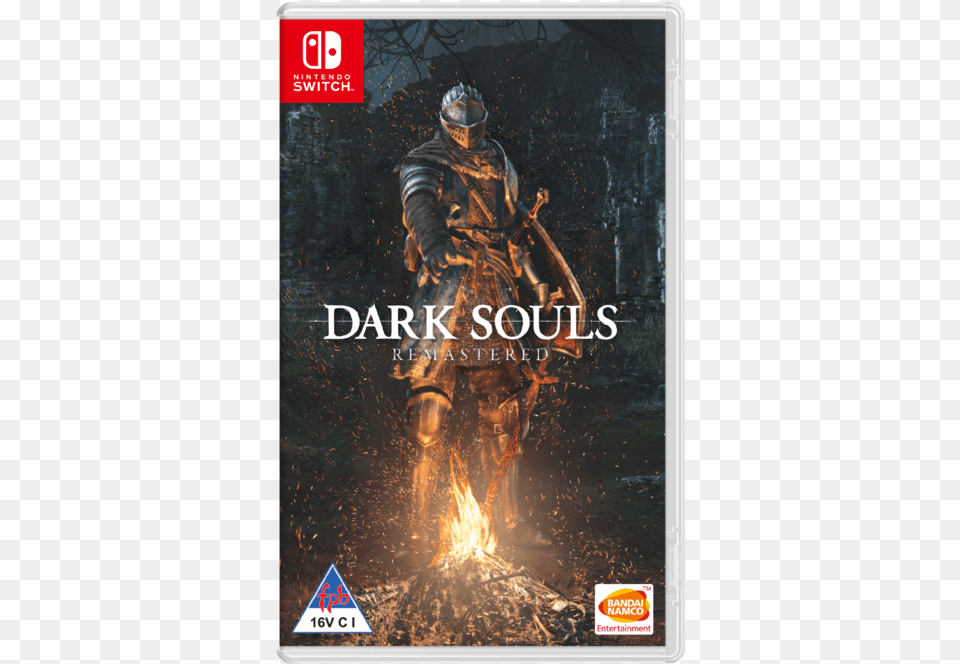 Remasteredsrcset Data Dark Souls Nintendo Switch, Publication, Advertisement, Book, Person Free Png Download