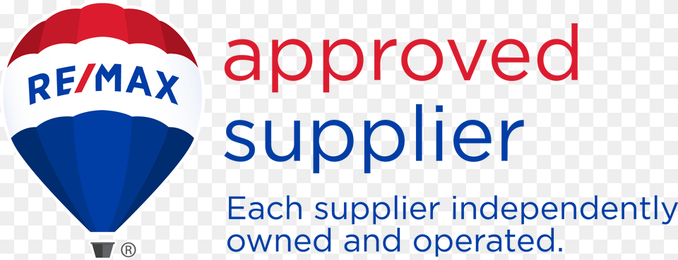 Remax Approved Supplier Remax Logo White, Aircraft, Transportation, Vehicle, Hot Air Balloon Free Png Download