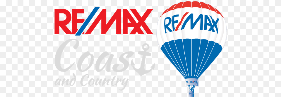 Remax Balloon Logo Remax Coast And Country, Aircraft, Transportation, Vehicle Png Image