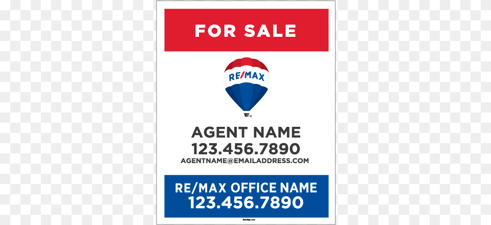 Remax For Sale Hanging Yard Sign 30tx24w Square 510px Re Max For Sale, Advertisement, Poster, Balloon Free Png