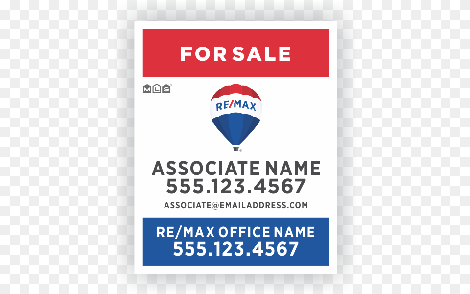 Remax For Sale Sign New Remax For Sale Signs, Advertisement, Poster, Text, Aircraft Png Image