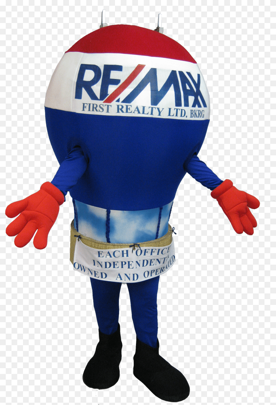 Remax Mascot Remax Balloon Mascot, Clothing, Glove, Baby, Person Free Transparent Png