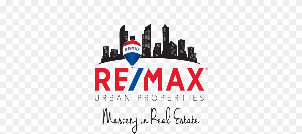 Remax Urban Properties Vertical, City, Balloon, Aircraft, Transportation Free Transparent Png