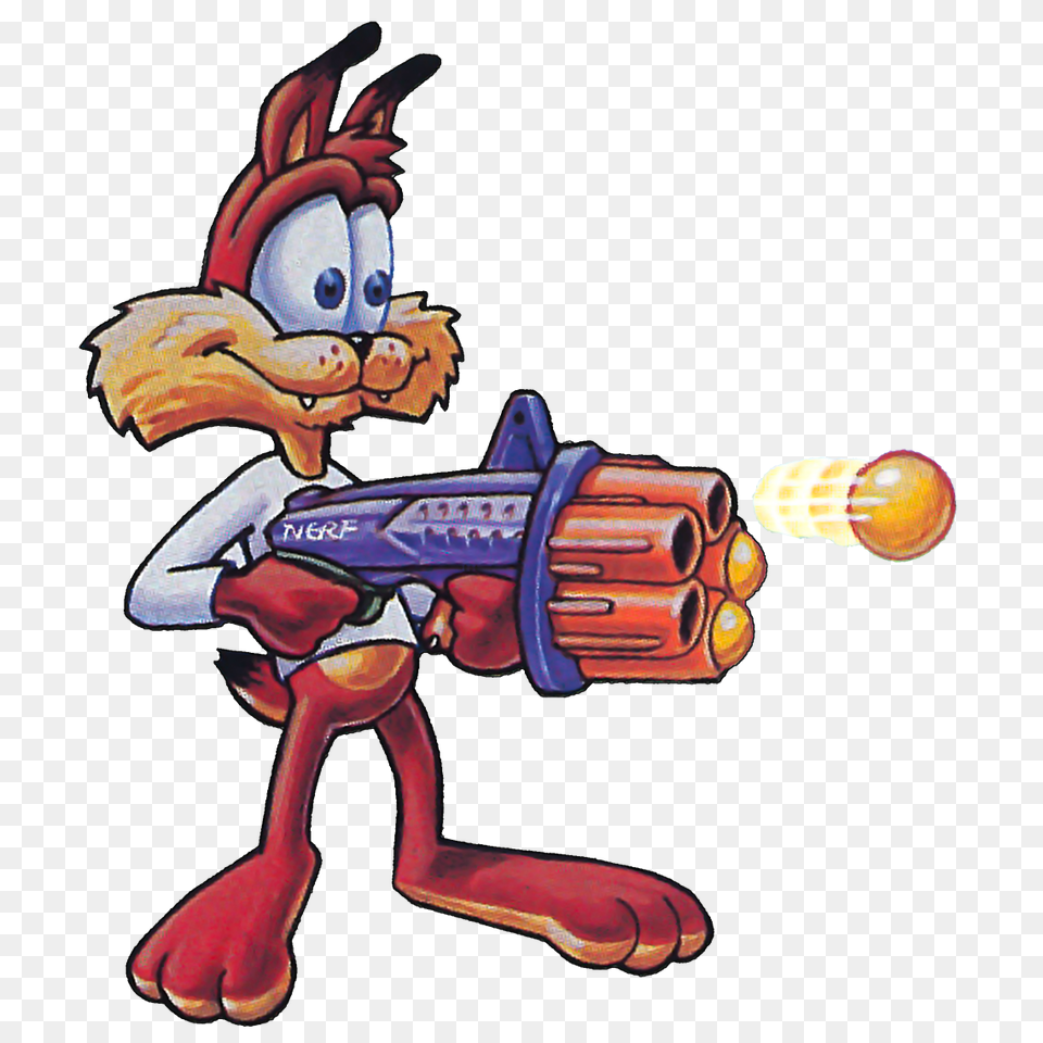 Remember Bubsy No Well Apparently He Had A Ballzooka Weapon, Person Png Image