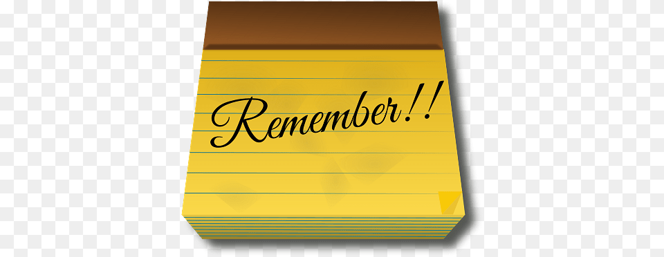Remember Note, Text, Handwriting Png