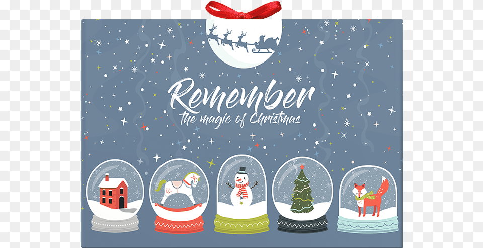 Remember The Magic Of Christmas Christmas Ornament, Envelope, Greeting Card, Mail, Advertisement Png Image