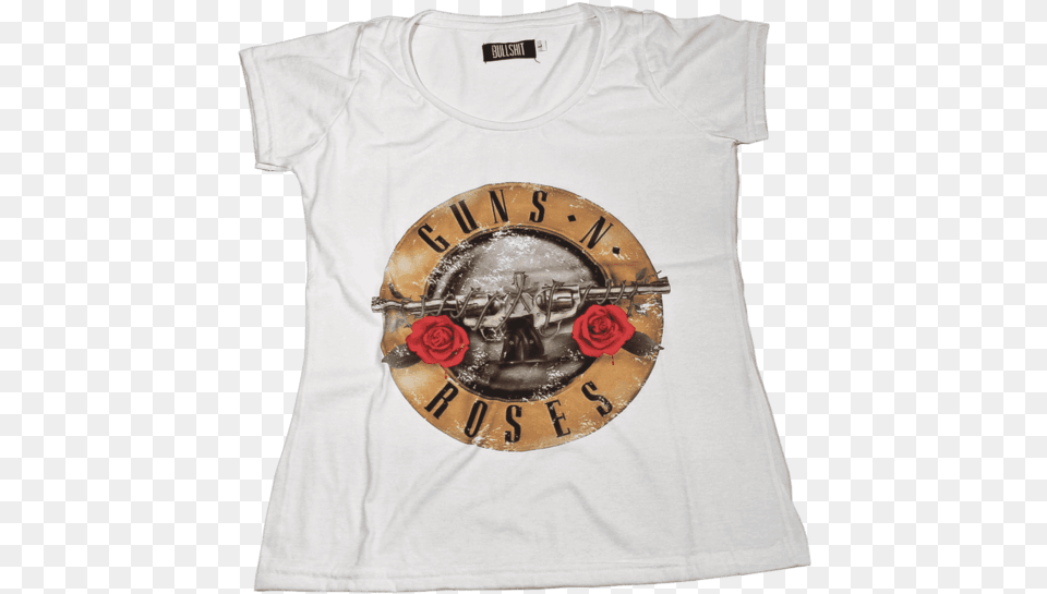 Remera Guns N Roses En Internet Guns N Roses Bullet Fridge Magnet, Clothing, T-shirt, Flower, Plant Free Png