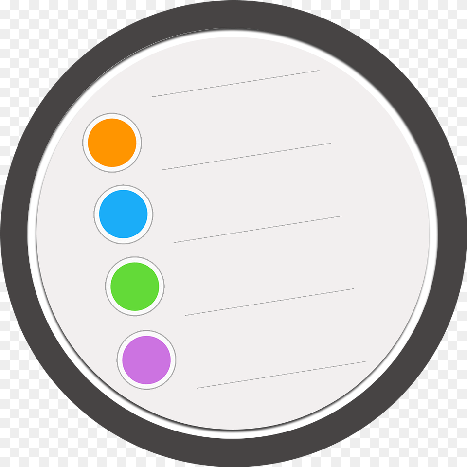 Reminder Icon Circle, Paint Container, Palette, Disk Free Png Download