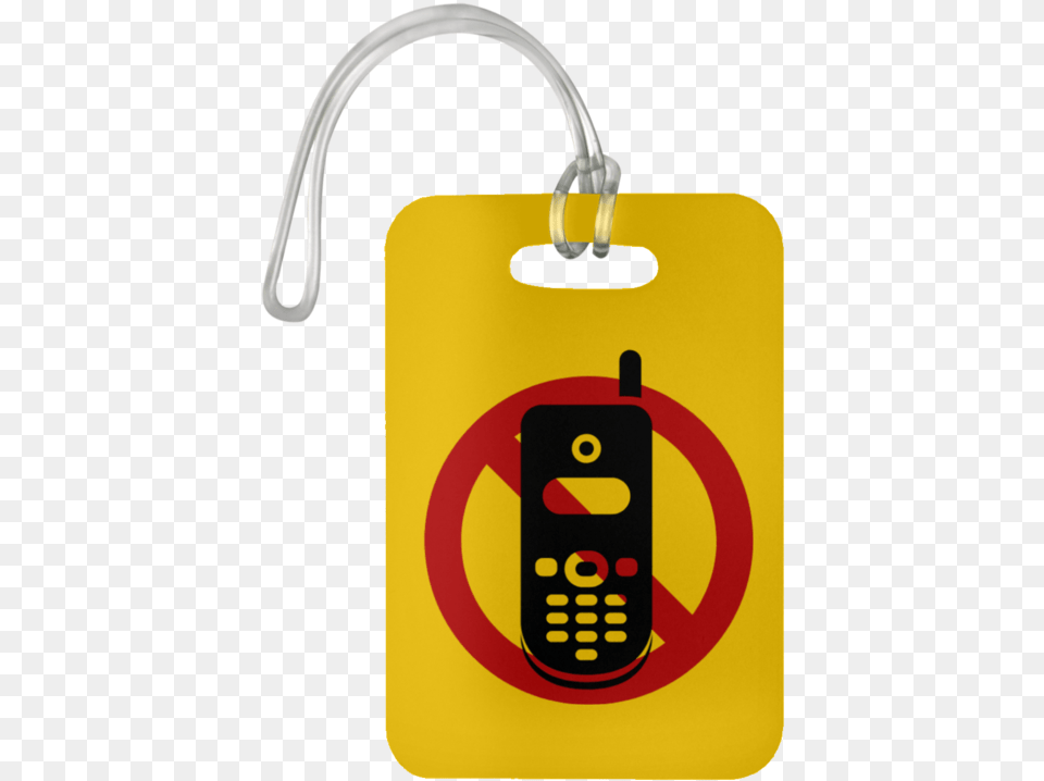 Reminder Tag No Cell Phone Use Durable Plastic Bag Tag, Electronics, Mobile Phone Png