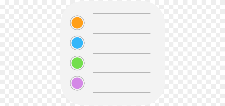 Reminders Icon Iphone Reminder Icon, Page, Text, Paint Container, Palette Png Image