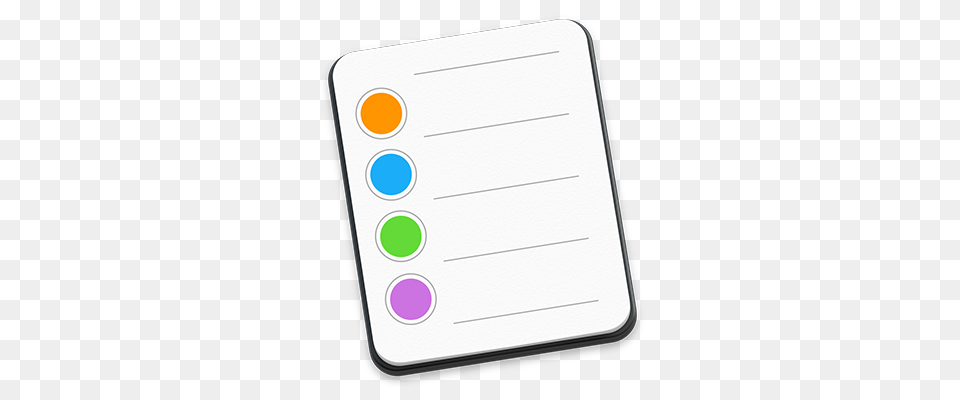 Reminders Icon Macos, Electronics, Mobile Phone, Phone, Paint Container Png