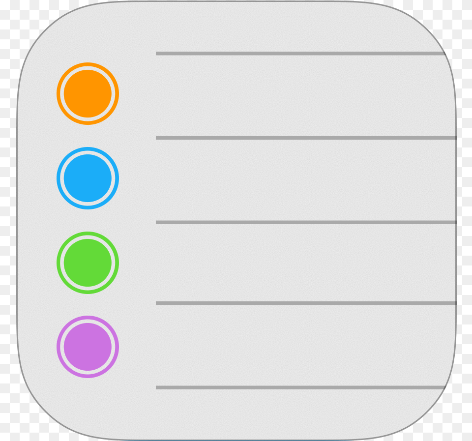 Reminders Icon Reminders Icon Ios 12 Page, Text, Electronics Free Transparent Png