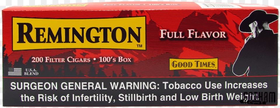 Remington Filtered Cigars Full Flavor Box Stone Island Badge, Adult, Female, Person, Woman Free Transparent Png