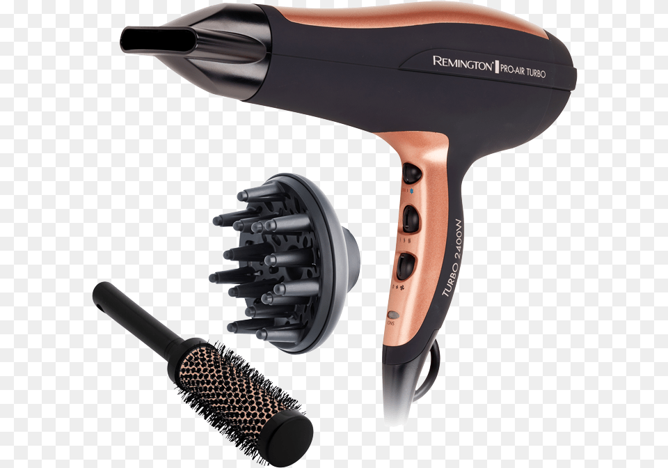 Remington Pro Air Turbo Hair Dryer, Appliance, Blow Dryer, Device, Electrical Device Free Png