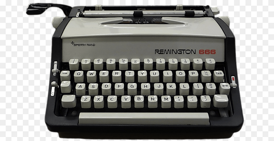 Remington Typewriter, Computer, Computer Hardware, Computer Keyboard, Electronics Free Png Download