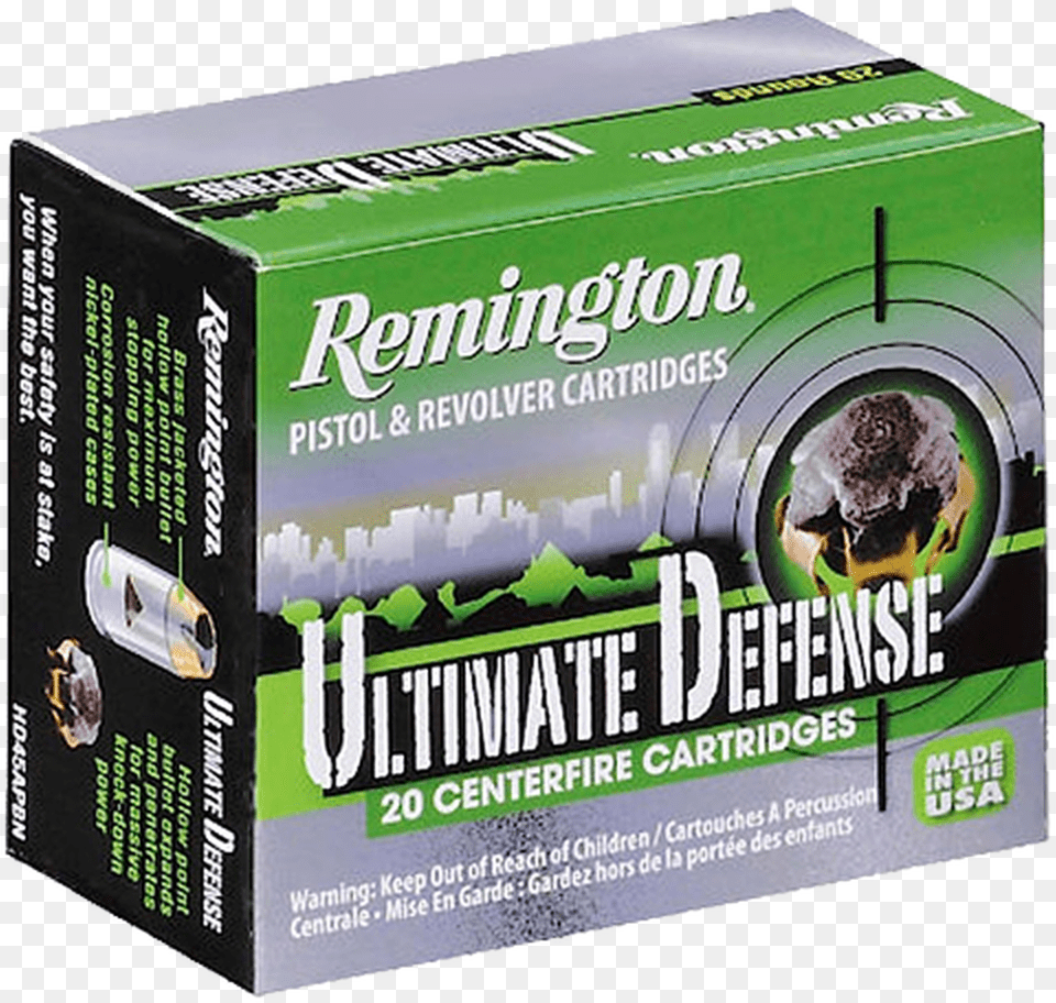 Remington Ultimate Defense Full Sized Handgun 40 Sampw Ultimate Defense Remington 9 Mm, Box Png Image