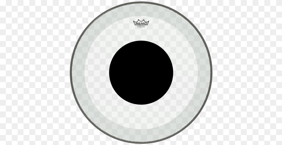 Remo Powerstroke P3 Clear Black Dot Circle, Plate, Musical Instrument Free Png