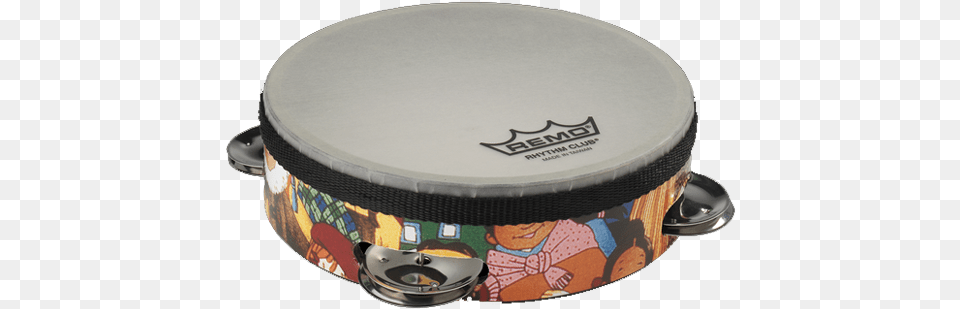 Remo Tambourine Rhythm Club 6 Inch Pre Tuned With 4 Remo Kids Tambourine, Drum, Musical Instrument, Percussion, Baby Free Transparent Png