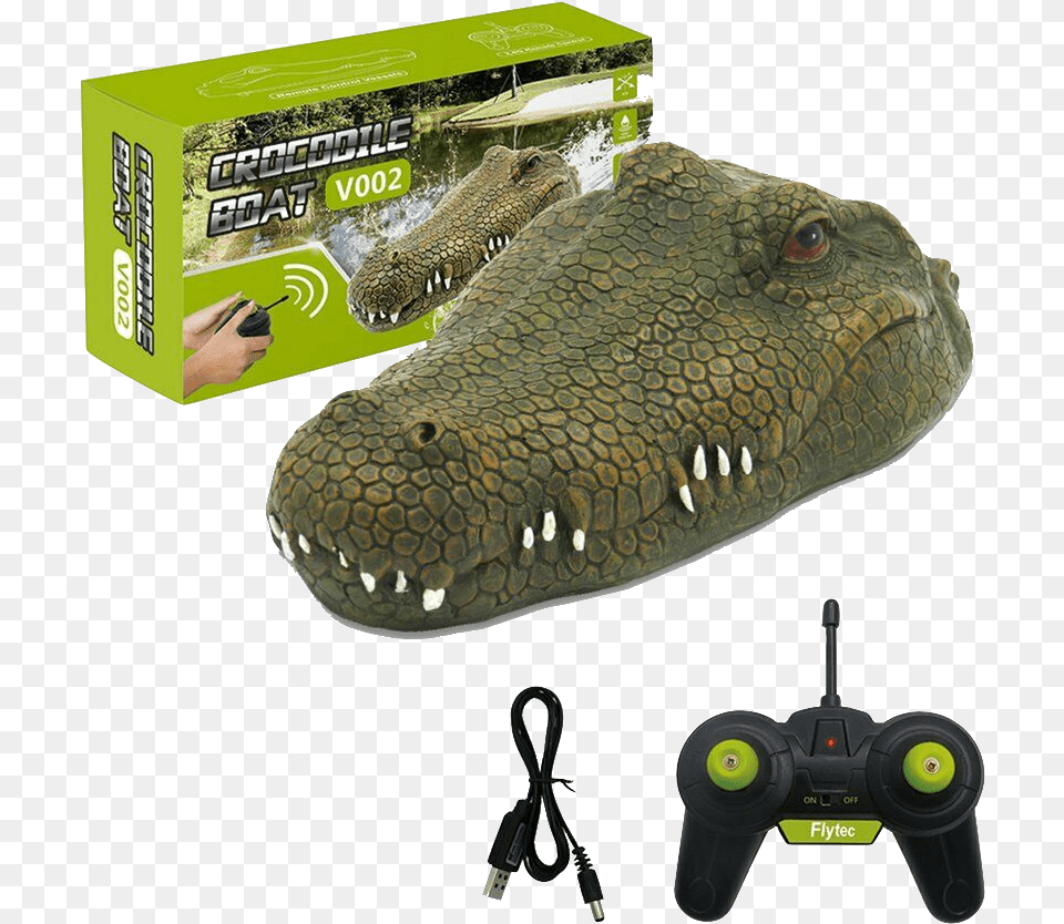 Remote Control Electric Alligator Or Crocodile Head Boat Flytech Corcodeil Boat Hd, Animal, Lizard, Reptile, Electronics Png Image