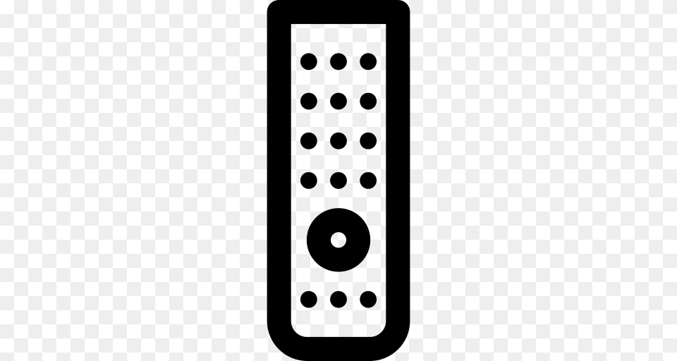 Remote Control Icon, Gray Free Transparent Png