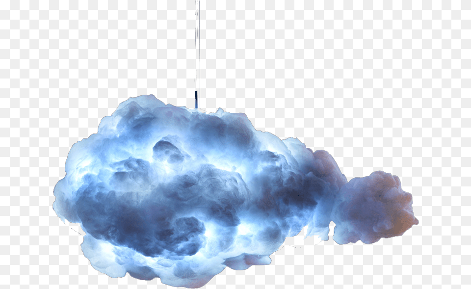 Remote Control Led Color Changing Cotton Cloud Pendant Glow Cloud Lamp, Smoke Free Png