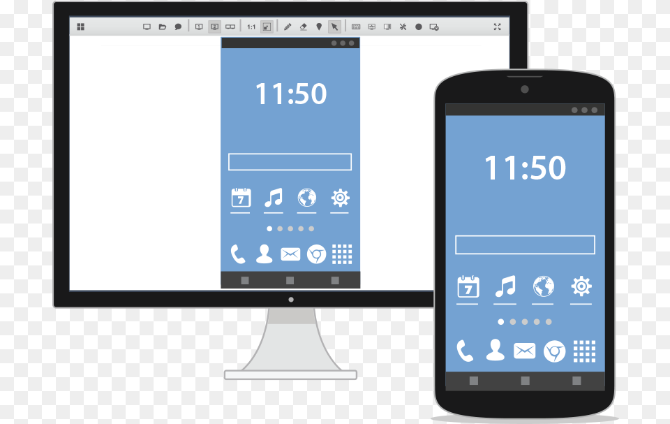 Remote Desktop Support Android, Electronics, Mobile Phone, Phone, Screen Free Png