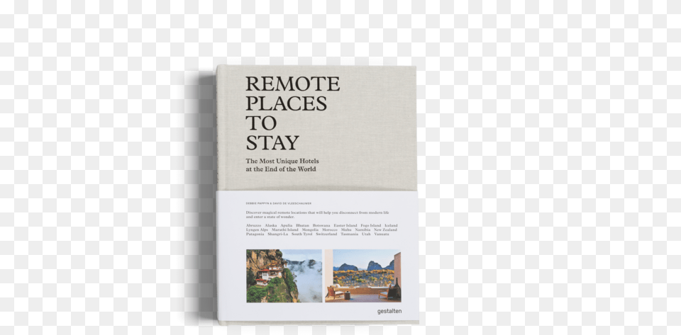 Remote Places To Stay Book, Advertisement, Poster, Publication, Page Png