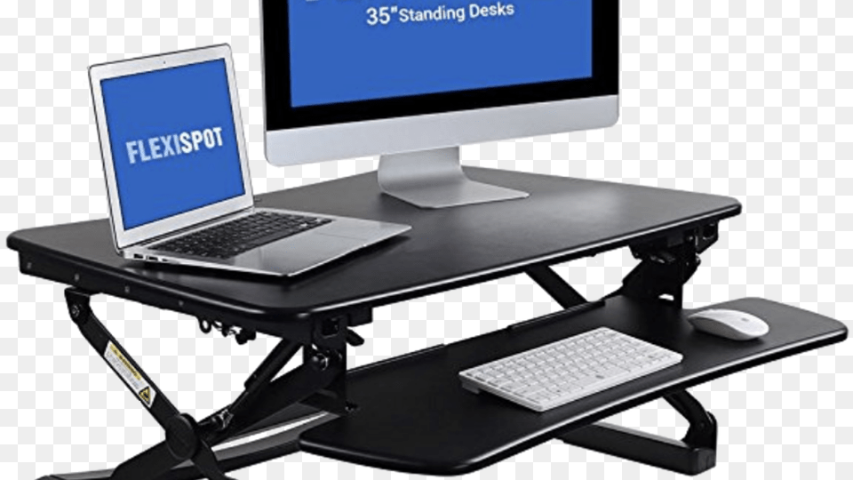 Removable Keyboard Tray Flexispot Standing Desk, Computer, Pc, Table, Furniture Free Transparent Png
