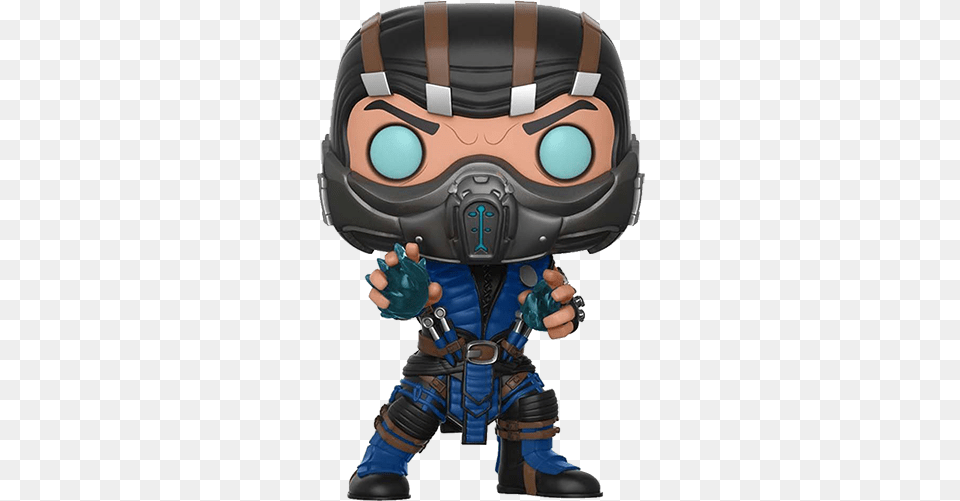 Remove From Wishlist Funko Mortal Kombat Sub Zero Pop Vinyl Figure, Helmet, Baby, Person, Robot Free Png Download