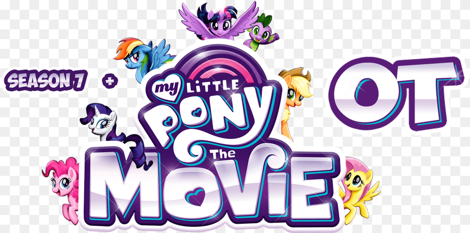 Removed The Quot Moviequot From The Title After Quotseason My Little Pony The Movie Title, Baby, Person, Purple, Art Free Png Download