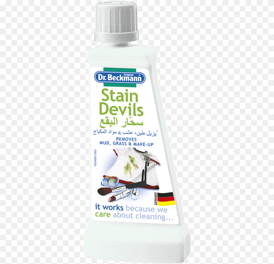 Removes Grass Stains Makeup Stains Lipstick Stains Dr Beckmann Stain Devils Removes Mud Grass Make Up, Bottle, Shaker Free Png Download