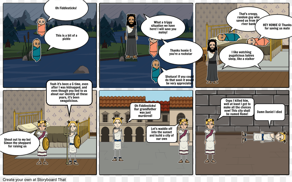 Remus And Rombulous Story Homie G Homie, Book, Comics, Publication, Person Png Image