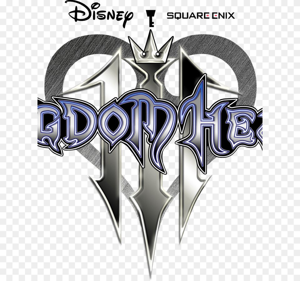 Remy Khiii Kingdom Hearts 3 Logo, Weapon, Cross, Symbol Free Png Download