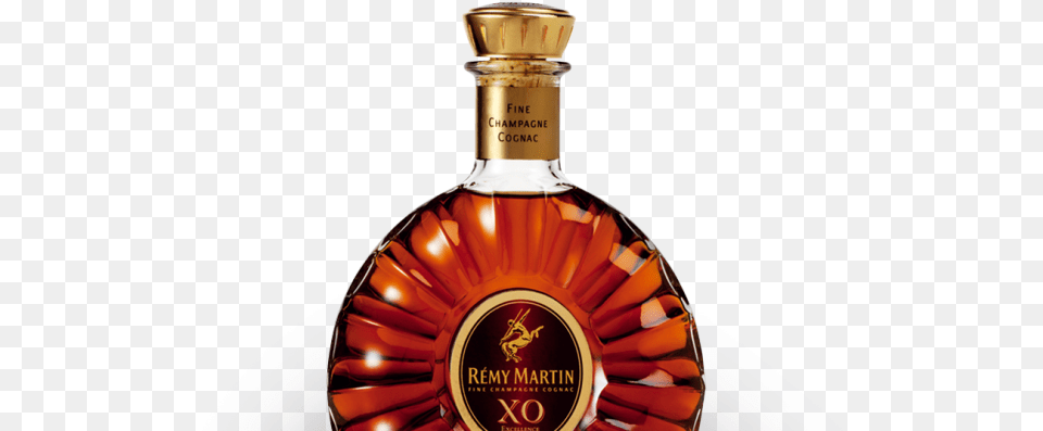 Remy Martin Xo Excellence, Alcohol, Beverage, Liquor, Bottle Png Image