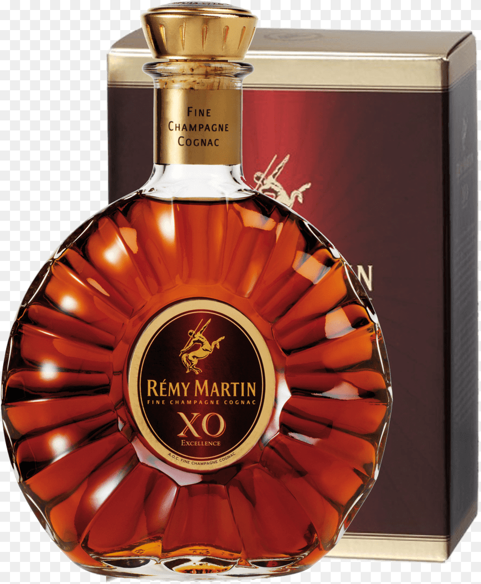 Remy Martin Xo Excellence, Alcohol, Beverage, Liquor, Bottle Png